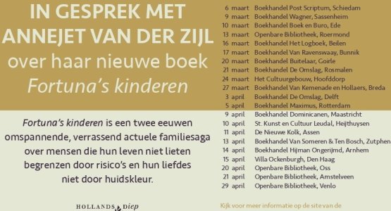 Boektournee Annejet van der Zijl