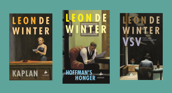 De boeken van Leon de Winter in een nieuw jasje