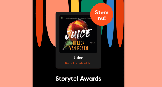 Stem op 'Juice' bij de Storytel Awards 2024