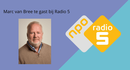 Auteur Marc van Bree bij Radio 5
