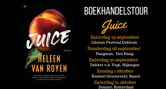 Heleen van Royen op boekhandelstour met 'Juice'