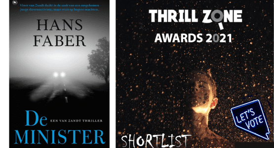 'De minister' van Hans Faber is genomineerd voor de ThrillZone Awards 2021! 