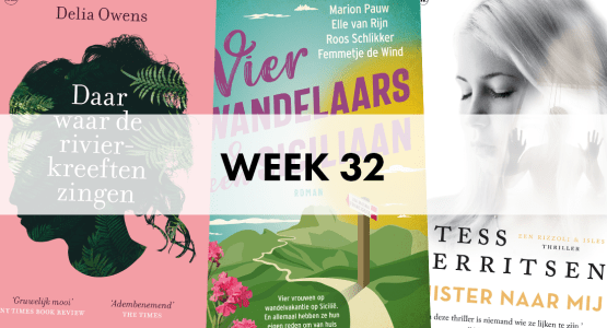 In week 32 van 2022 drie titels van Overamstel Uitgevers in De Bestseller 60!