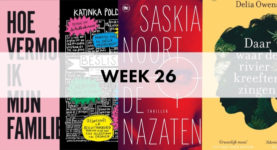 'De nazaten' van Saskia Noort en 'Hoe vermoord ik mijn familie?' nieuw binnen in De Bestseller 60