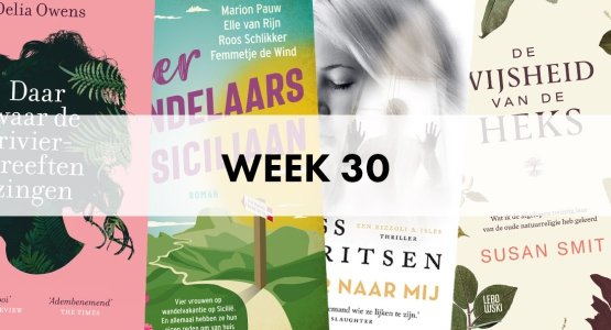 In week 30 van 2022 vier titels van Overamstel Uitgevers in de Bestseller 60!