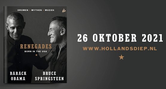 Voormalig president Barack Obama en muzikant Bruce Springsteen ontmoeten elkaar en vertellen hun Amerikaanse verhalen in 'Renegades: Born in the USA'