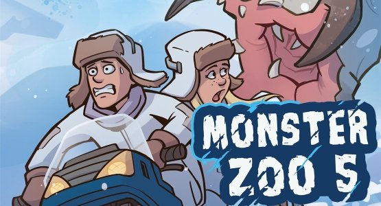 Begin februari verschijnt bij Moon: 'Monster zoo 5: op de sneeuwvlakte' van Tjerk Noordraven