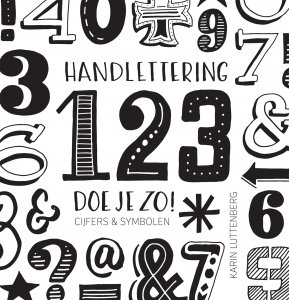 Paperback: Handlettering 123 doe je zo! - Karin Luttenberg